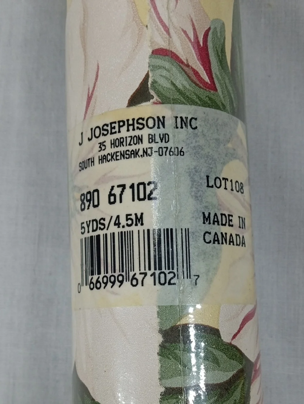 Vintage J Josephson Inc Floral Wallpaper Border Lot Of 8